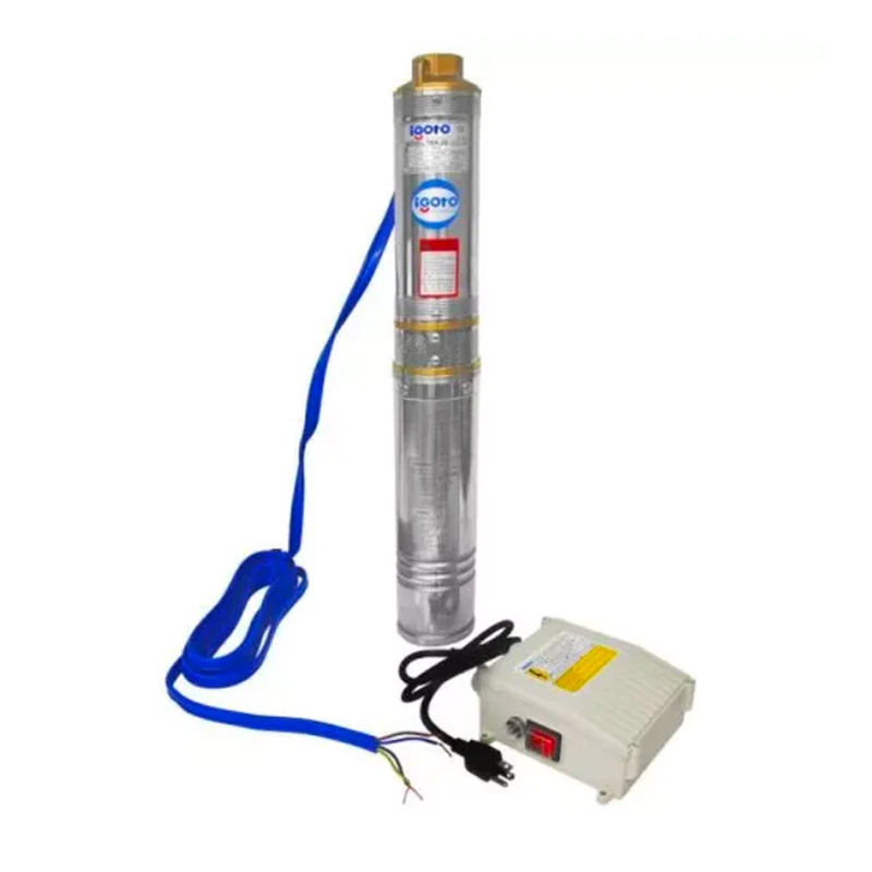 Bomba De Agua Sumergible Igoto Tipo Bala 1/2 Hp 370w Tba36