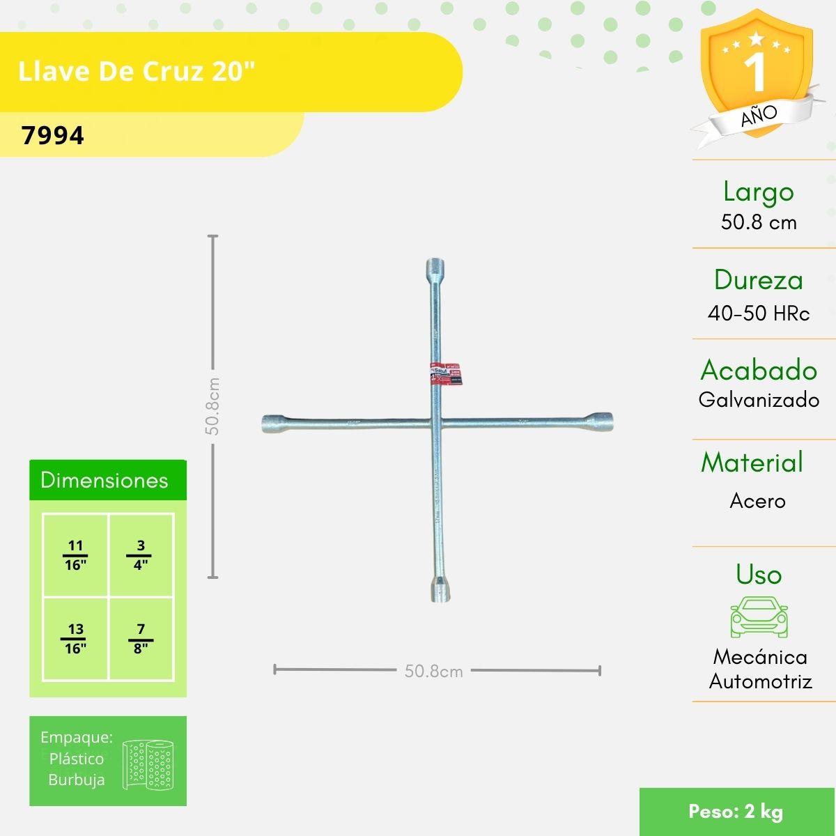 LLAVE DE CRUZ 20 - 7994