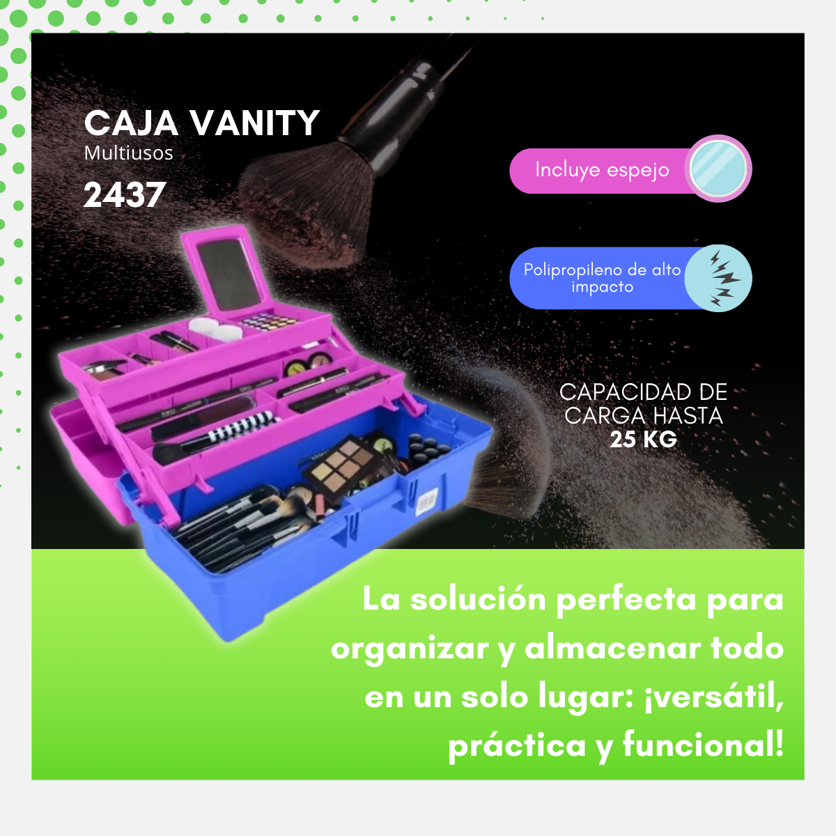 Caja Vanity para accesorios multiusos - 6401