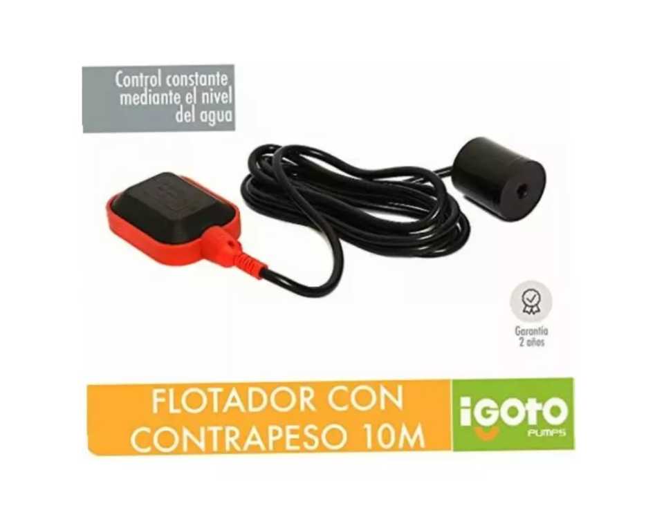 Flotador Con Contrapeso, 10 metros Igoto Pump- FPS-10