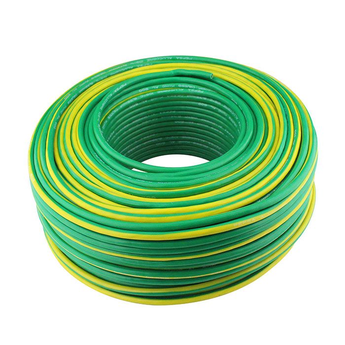 Cable THW calibre 8 color verde 100 metros - 4075